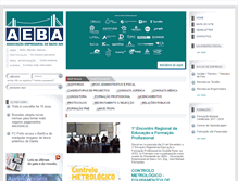 Tablet Screenshot of aeba.pt